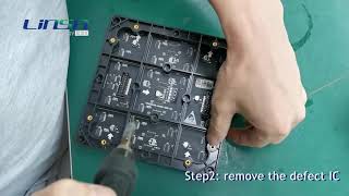 Discard factory rifle How to replace the broken IC of the led module? - YouTube