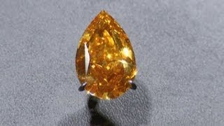 Biggest orange diamond up for sale