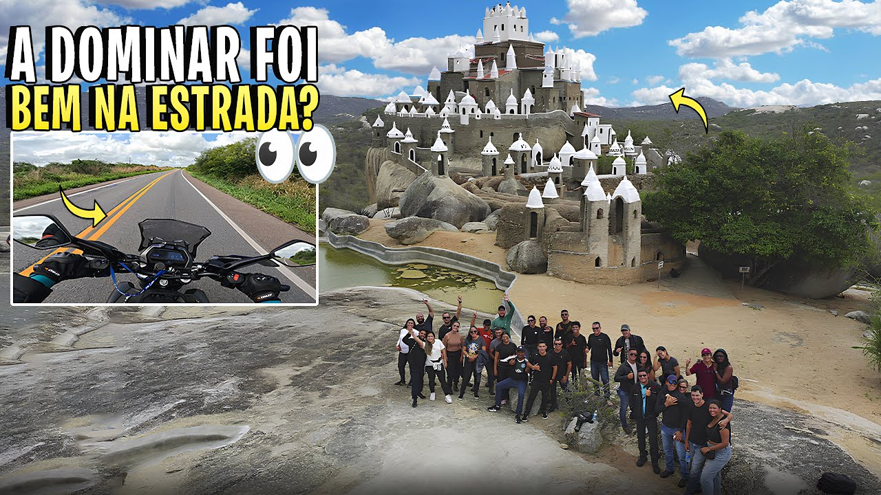 🔥VIAGEM DE MOTO DE NATAL ATÉ O CASTELO ZÉ DOS MONTES NA BAJAJ DOMINAR 400!
