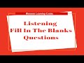 PTE LISTENING FILL IN THE BLANKS Exam Repeated Prediction ►►Sep. 2022 ll Blossom Learning Centre