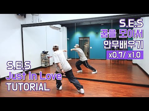 [시흥댄스학원/튜토리얼] S.E.S - 꿈을 모아서 (Just In Love) 안무배우기 | 거울모드 Dance Tutorial | 은계댄스학원