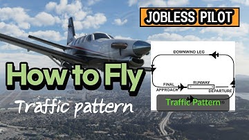 How to fly basic traffic pattern in FS 2020