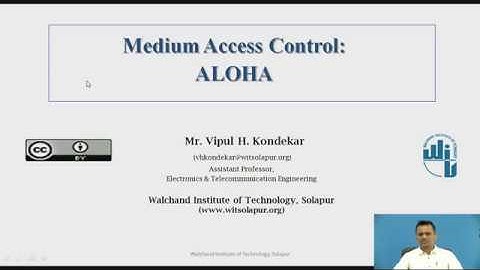Medium Access Control: ALOHA