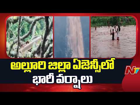 Heavy Rainfall in Alluri Sitarama Raju Dist | NTV Telugu - NTVTELUGU