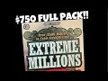 $30 EXTREME MILLIONS!! | $750 FULL BOOK!! | OHIO LOTTERY SCRATCH OFFS!!