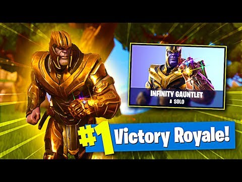 *16 KILL WIN* ON FORTNITE NEW GAMEMODE "Infinity Gauntlet" as THANOS (Fortnite Infinty War Update)