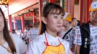 #黑面蓮花太子起乩 ｜#正妹三通鼓｜#黑面九龍太子｜#可愛阿北虎爺｜#女虎爺不吃水煮蛋｜九天玄女降落｜#氣質優雅天上聖母｜精彩參禮~新營太子宮\/南鯤鯓代天府\/進香團