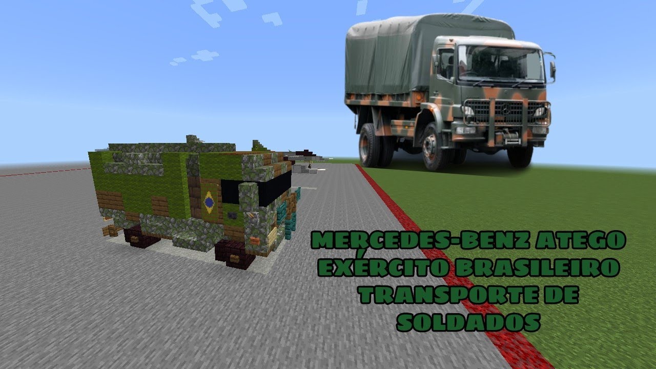 TUTORIAL MINECRAFT - Como fazer um caminhão arqueado ( Scania ) no