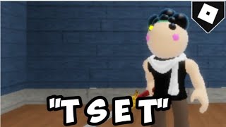 Cara mendapatkan "T S E T" Badge + TSETYT morph di Piggy RP Infection | Roblox screenshot 5