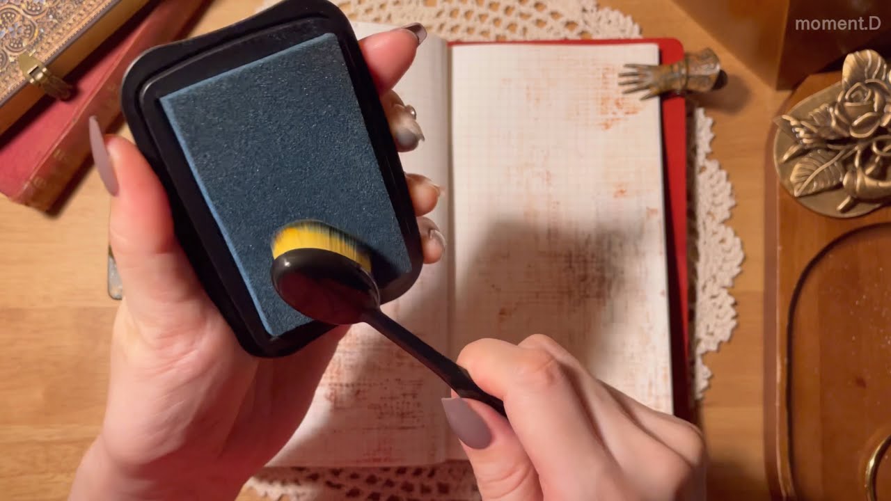 ASMR 어디서 쇠냄새 안 나요?⚙️ 다이어리 꾸미기 Art Journaling 