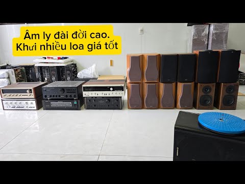 Ngày 20/5. Âm ly đẹp, Victor JR-X10 cực hiếm. LOA giá tốt