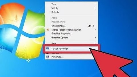 Adjust Screen Resolution, Refresh Rate, and Icon Size in windows 7