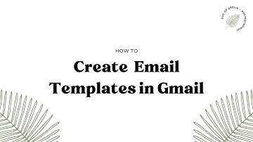 Gmail Tutorial: How to create canned/template emails in Gmail (2023)