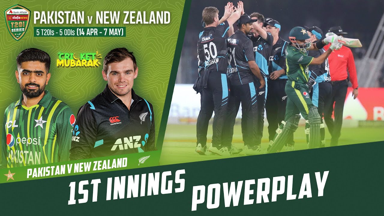 1st Innings Powerplay Pakistan vs New Zealand 1st T20I 2023 PCB M2B2T