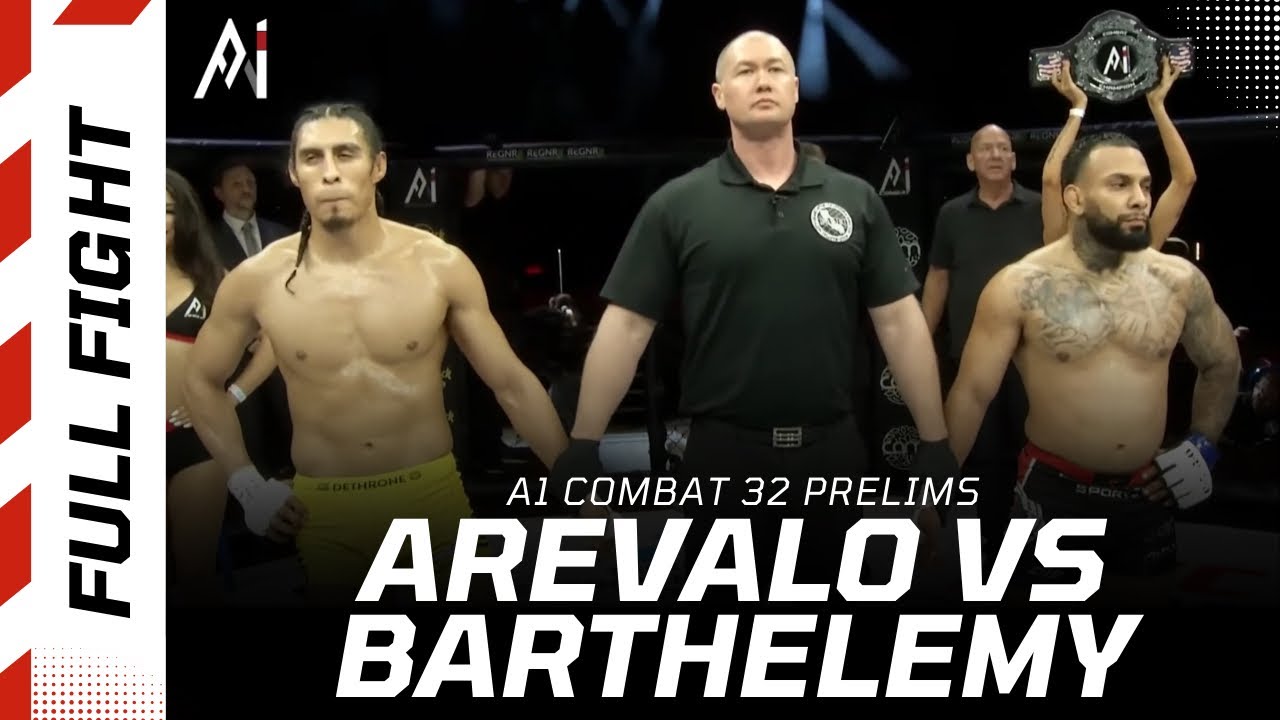 Brandon Arevalo vs Joey Barthelemy | Amateur Lightweight Championship | A1 Combat 32 Prelims
