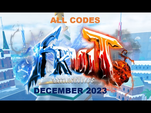 Fruit Battlegrounds codes December 2023 - PROJAKER