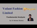 Vedant Fashion Limited | Manyavar | Fundamental Analysis | CA Rehman Bhamani