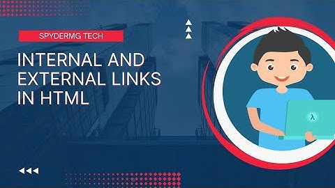 External & Internal Link in HTML