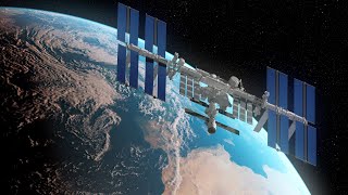 International Space Station De-orbit Animation & music