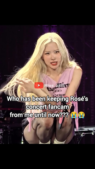I haven't seen this fancam before 😭🤧 #rosé #fypviralシ #ytshorts #blqckpink @roses_are_rosie