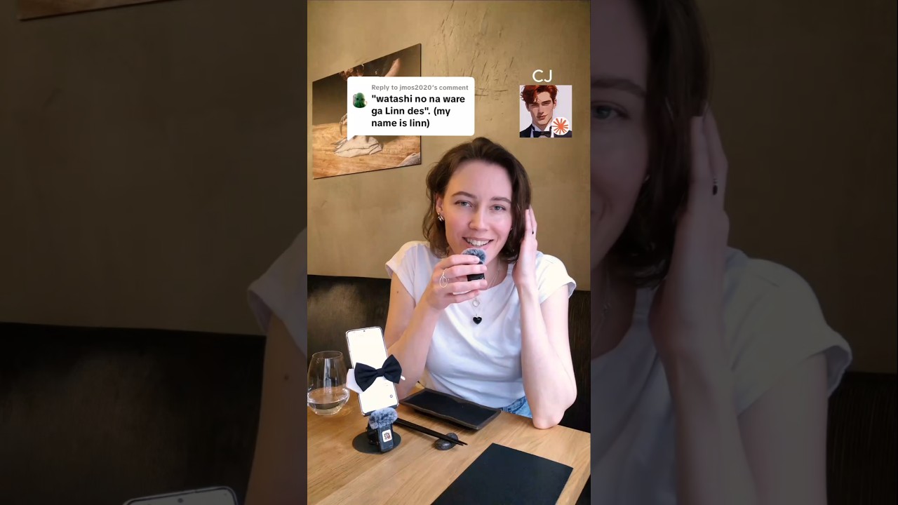 Practicing my fluent Japanese thank you very much💅🏻Date with CJ 🧡full episode available on Patreon🖤