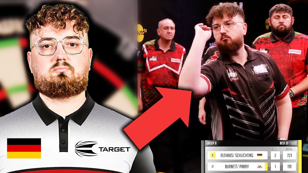 ICH HABE DARTS🎯 FÜR DEUTSCHLAND GESPIELT und DAS ist passiert...
