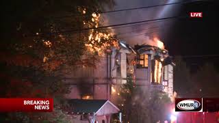 4-Alarm Fire Rips Through Northwood Masonic Hall