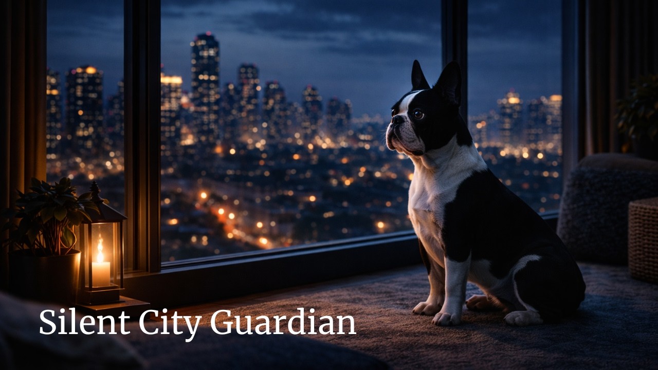 Silent City Guardian | Boston Terrier Presence (Meditation for Dog Lovers)