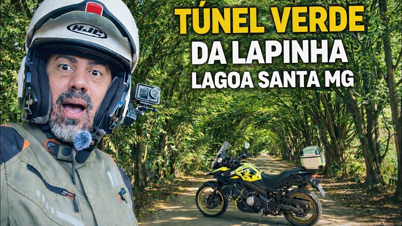 De Vstrom pelo Túnel Verde da Lapinha  | Lugar Surreal em Lagoa Santa MG