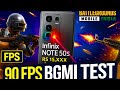 Infinix Note 50s PUBG (BGMI) Gaming & FPS Test | Best Gaming Mobile Under 15k ??