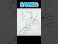 Drawing Sonic the Hedgehog | SONIC #sonic #sonicthehedgehog #shortsdrawing
