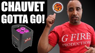 Chauvet Gotta Go | Painting Freedom Pars with Forever Black Bedliner Gel