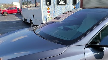 Tesla Model S Windows Tinted with Xpel Prime XR Plus Super Ceramic Window Film in Winter Garden, FL.