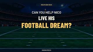 Football Speech Therapy Game 🏈 | Nico’s Big Kick screenshot 3