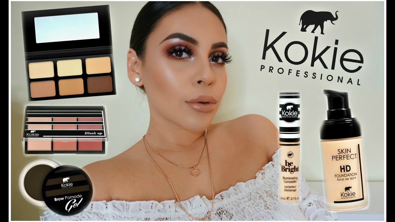 FULL FACE USING ONLY KOKIE COSMETICS DRUGSTORE MAKEUP TUTORIAL