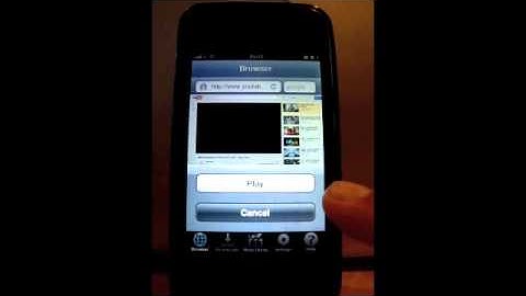 Playing flash videos on YouTube with iPhone