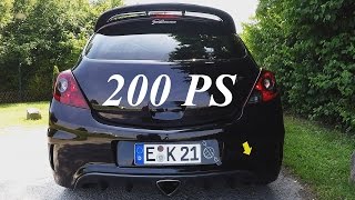 Opel Corsa Opc - Sound & Acceleration & Onboard Autobahn [0-230Km/H]