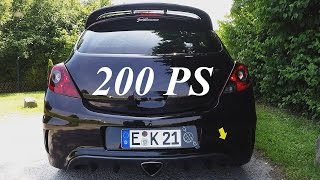 Opel Corsa Opc Sound Acceleration Onboard Autobahn 0 230km H Youtube