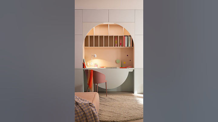 Un bureau pastel