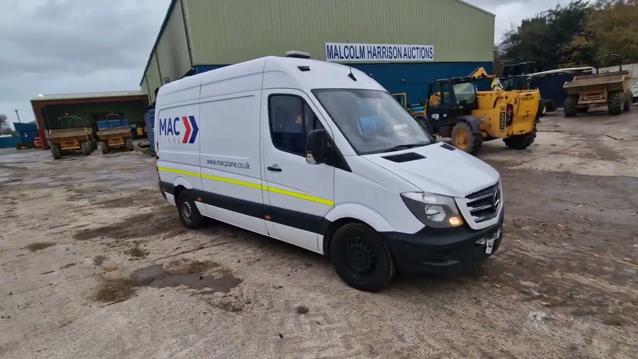 2018 Mercedes 314CDi Premier Edition Double Sleeper Van, Entered into Prees Truck Auction