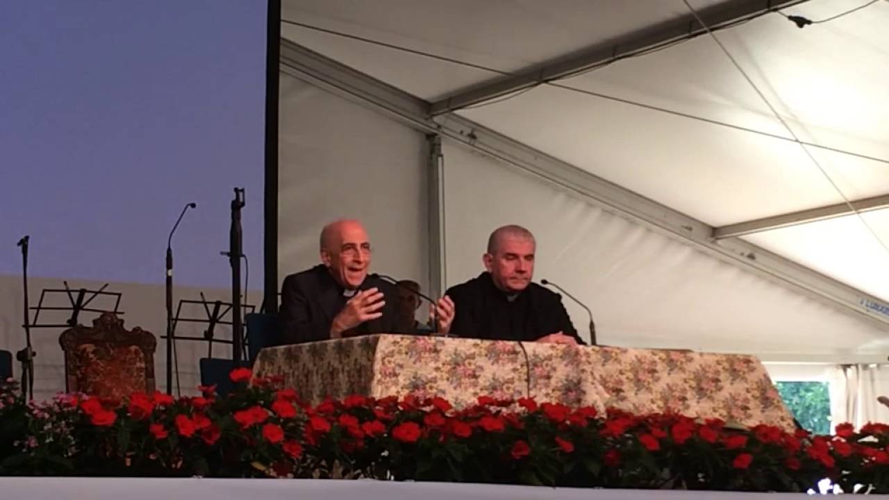 Mons. Nicola Bux e don Alfredo Morselli Schio 13 agosto 2016