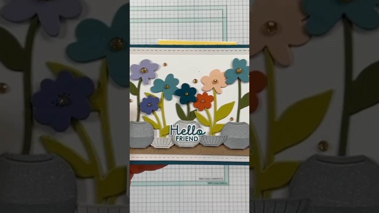 Create a Garden of Flowers with one Layering Stencil | Petal Party Sneak Peek