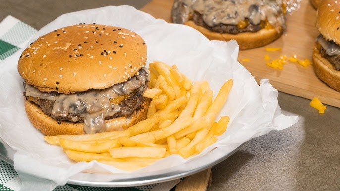 Swiss Mushroom Burger - Weber Seasonings