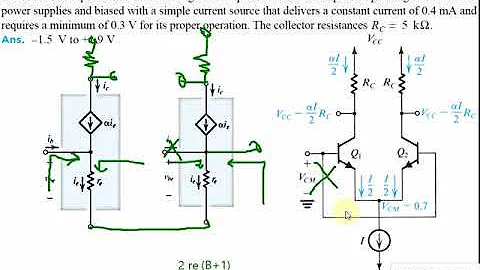 008. ELE-402 ECD Q&A: Differential Amplifier input resistance