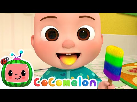 The Colors Song With Lollipops More Food Nursery Rhymes Kids Songs CoComelon