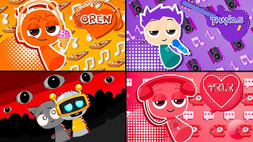 Incredibox Sprunki Intro Original VS Sprunki But Squid Game 4 VS Sprunki OC #sprunki #squidgame