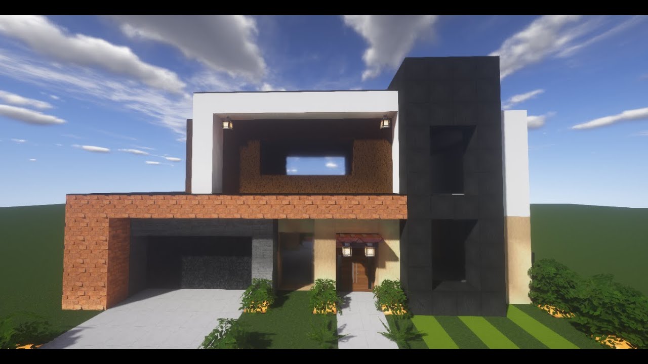 Casa Moderna/Survival Modern House Minecraft Map