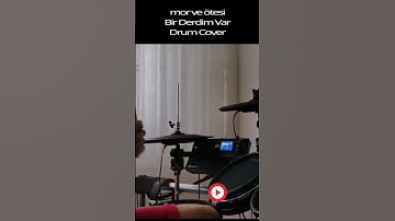 Thumbnail of mor ve ötesi - Bir Derdim Var  #drumcover #drums #drummer #music