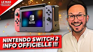 Nintendo Switch 2 : PREMIÈRE INFO OFFICIELLE + TOP 10 des ventes France 🇫🇷