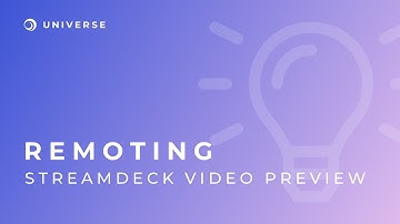 UNIVERSE - Tip Of The Day - StreamDeck Video Preview